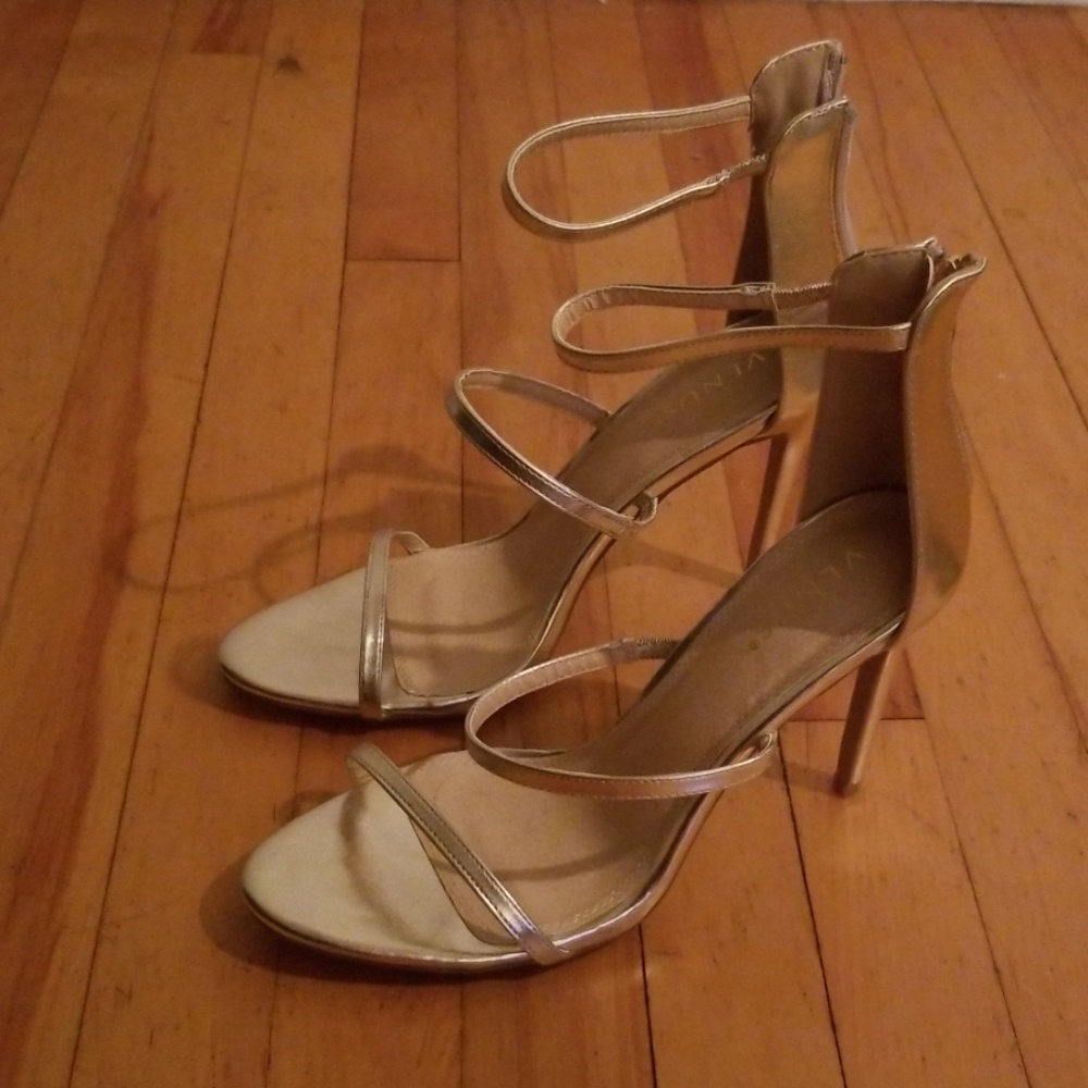 Venus Gold high heels size 11